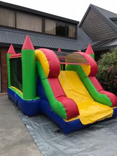 Pickup of Mini Bounce and Slide Castle Hire