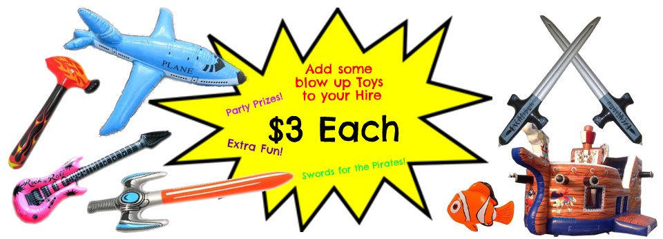 Blow Up Toys - $3.50 each
