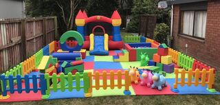 Soft Play Maxi Set with Bouncy Castle - Hire Price $770